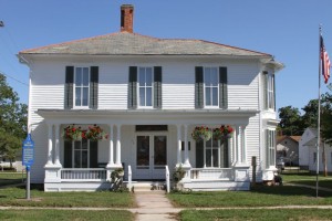 The museum maintains Thomas Marshall's home much like it would have looked in 1900. Photo courtesy of Whitley County Historical Museum.